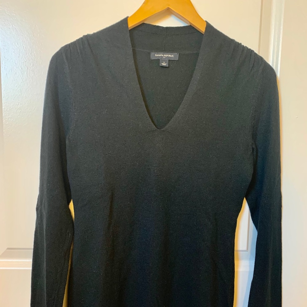 Banana Republic Black Wool Sweater